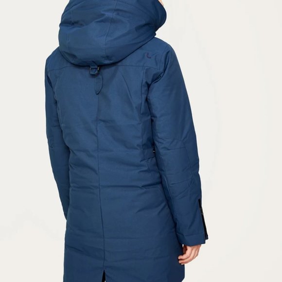Beautiful NWT Lolë Brand Down Parka Blue Jacket S - Picture 4 of 7